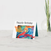 幸せな誕生日 カード (正面)