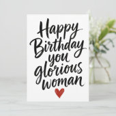 幸せな誕生日、輝かしい女性 シーズンカード (スタンド正面)