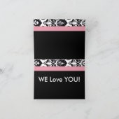 幸せな誕生母の日！ カード (内部)