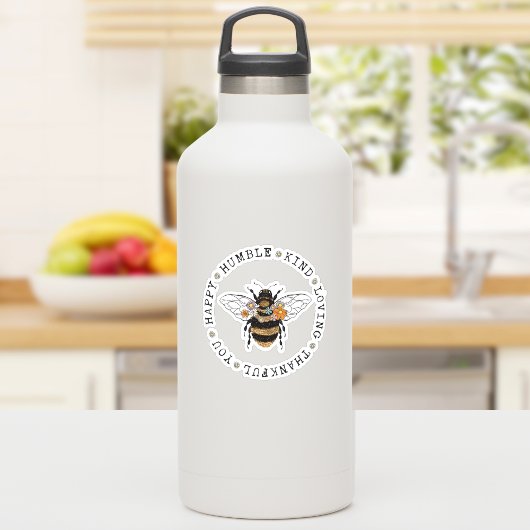 幸せな謙虚な親切に感謝する輪郭 シール