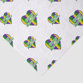 幸せな謝肉祭のロゴ 薄葉紙 (詳細)