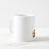 幸せな豚のよう コーヒーマグカップ (正面左)