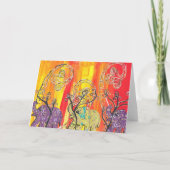 幸せな象パレードカード カード (裏面)