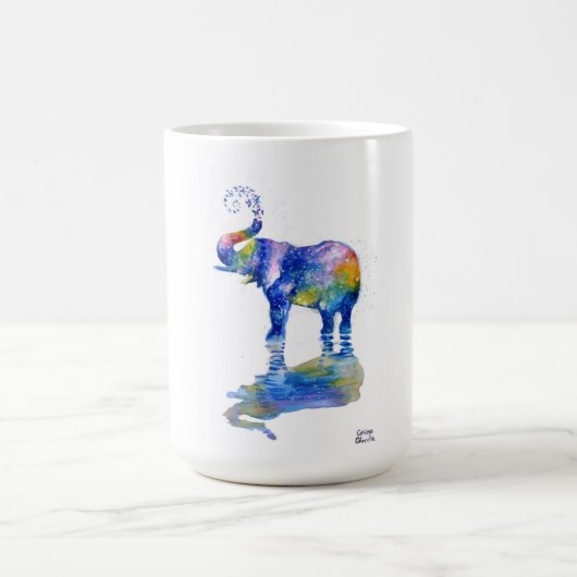 幸せな象 コーヒーマグカップ (中央)