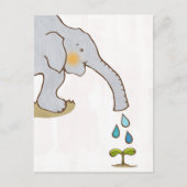 幸せな象 ポストカード (正面)