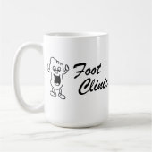 幸せな足か悲しい足 コーヒーマグカップ (左)