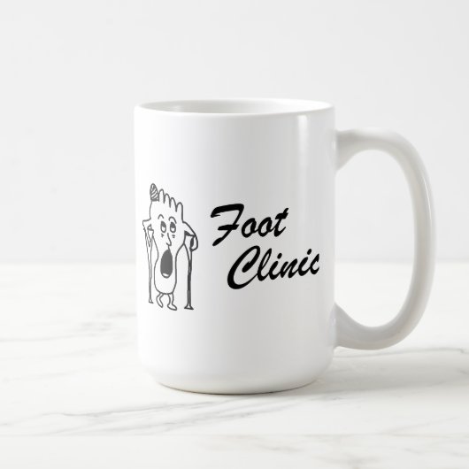 幸せな足か悲しい足 コーヒーマグカップ (右)