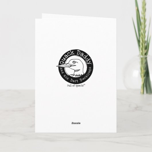 幸せな足日 カード (裏面)