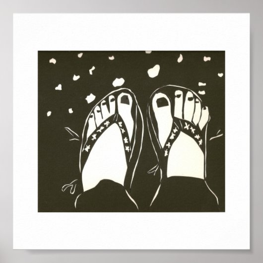 幸せな足 ポスター (正面)