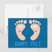 幸せな足 ポストカード (正面/裏面)