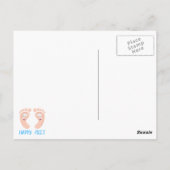 幸せな足 ポストカード (裏面)