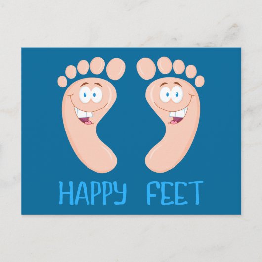 幸せな足 ポストカード (正面)