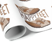 幸せな足 ラッピングペーパー (ロールコーナー)