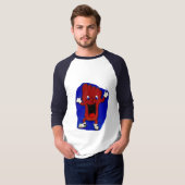 幸せな足、悲しい足 Tシャツ (正面フル)