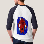 幸せな足、悲しい足 Tシャツ (裏面)