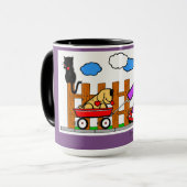 幸せな車線 マグカップ (正面左)