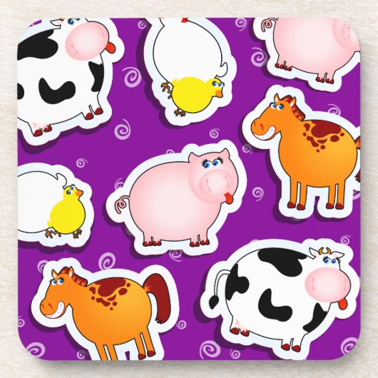 幸せな農場の背景、コースター コースター (正面)