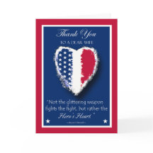 幸せな退役軍人の日の妻、英雄のハート