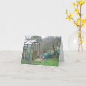 幸せな退職カード カード (黄色い花)