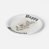 幸せな退職パーティー ペーパープレート (アングル)