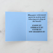 幸せな退職! カード (内部)