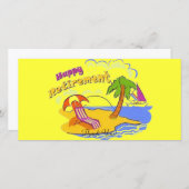 幸せな退職 サンキューカード (正面/裏面)