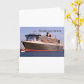 幸せな退職: 遊航船 カード (黄色い花)