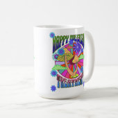 幸せな週末のマグカップ コーヒーマグカップ (正面右)