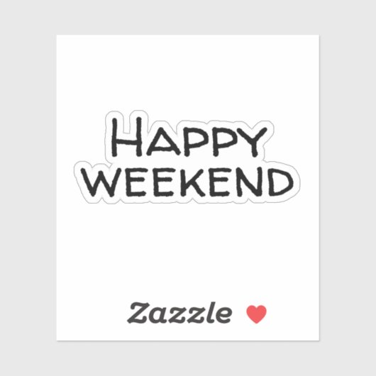 幸せな週末 シール (シート)