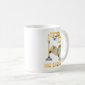 幸せな過ぎ越しの祝いのマグ コーヒーマグカップ (正面右)