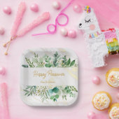 幸せな過パーソナライズされた越プレート ペーパープレート (パーティー)