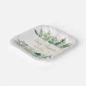 幸せな過パーソナライズされた越プレート ペーパープレート (傾斜あり)