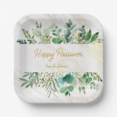 幸せな過パーソナライズされた越プレート ペーパープレート (正面)