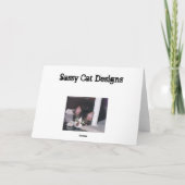 幸せな道の挨拶状 カード (裏面)