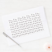 幸せな道-蟻#1 長方形シール (封筒)