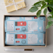 幸せな郵便-かわいいのポスト 薄葉紙 (ギフト)