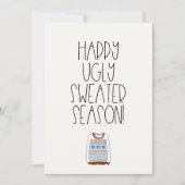 幸せな醜いセーターおもしろいシーズン シーズンカード (正面)