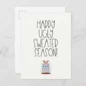 幸せな醜いセーターの季節 ポストカード (正面/裏面)