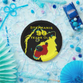 幸せな野良犬の紙皿、第90誕生会 ペーパープレート (パーティー)