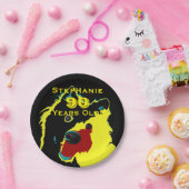 幸せな野良犬の紙皿、第90誕生会 ペーパープレート (パーティー)