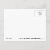 幸せな野菜 ポストカード (裏面)