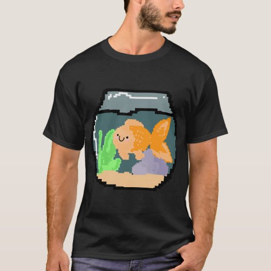 幸せな金魚鉢 Tシャツ (正面)