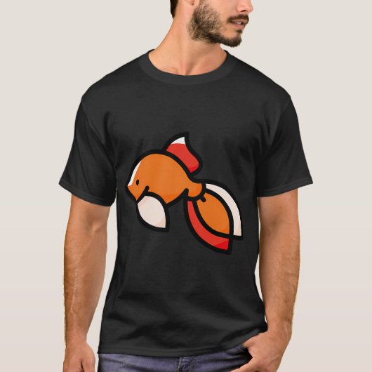 幸せな金魚 Tシャツ (正面)