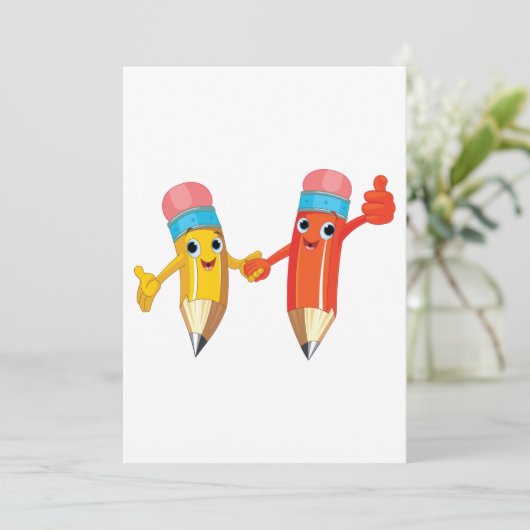 幸せな鉛筆 招待状 (スタンド正面)