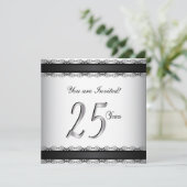 幸せな銀婚25周年 招待状 (スタンド正面)