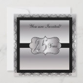 幸せな銀婚25周年 招待状 (正面)