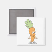 幸せな間抜け人参 マグネット (正面/裏面)