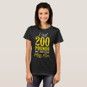 幸せな離婚パーティー失った私は200ポンドと私は行わない Tシャツ (正面フル)