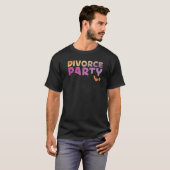 幸せな離婚パーティー離婚パーティー班 Tシャツ (正面フル)