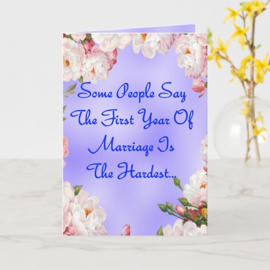 幸せな離婚！ カード (黄色い花)